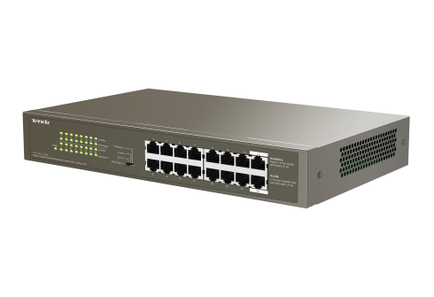 PoE коммутатор Tenda TEG1116P-16-150W фото 2
