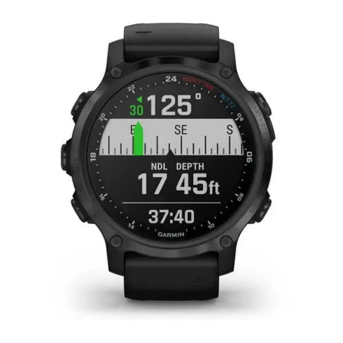 Смарт-часы Garmin Descent Mk2S 42 мм AMOLED сапфир/черный, силикон фото 11