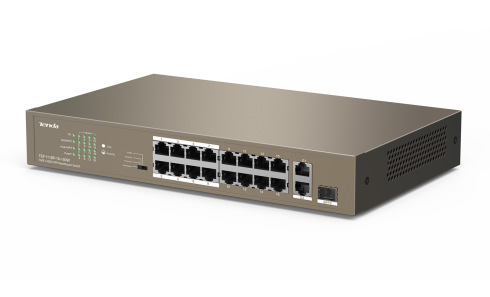 PoE коммутатор Tenda TEF1118P-16-150W фото 3