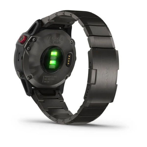 Смарт-часы Garmin Fenix 6 Pro Solar Titanium Carbon фото 8