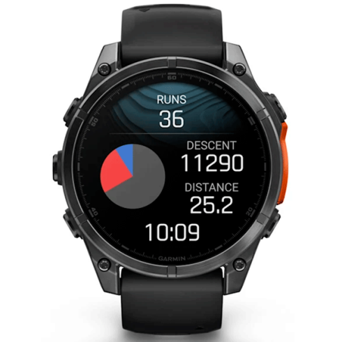 Смарт-часы Garmin Fenix 8 47 мм AMOLED стекло/темный, силикон фото 2