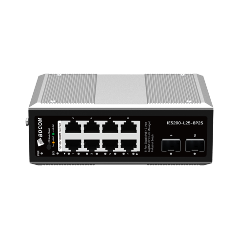 PoE коммутатор BDCOM IES200-L25-8P2S фото 1