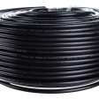Коаксиальный кабель Rexant RG-6U Outdoor 100м черный фото 2