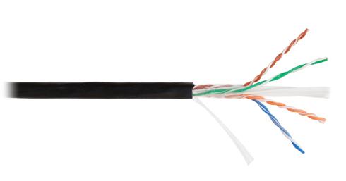 Кабель сетевой UTP Cat6 NETLAN внешний, Сu, PE, 305м фото 2