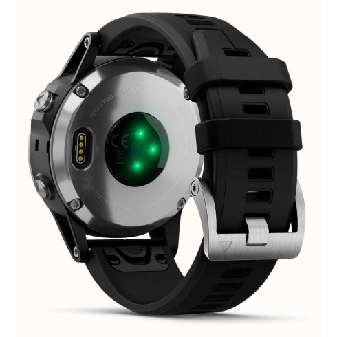 Смарт-часы Garmin Fenix 5 Plus черный/серебряный фото 3