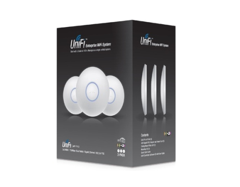 Точки доступа Ubiquiti UniFi UAP-PRO 450 Мбит/с 3 штуки фото 1