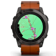 Смарт-часы Garmin Epix Gen 2 Pro 51 мм AMOLED сапфир/темный, кожа фото 3