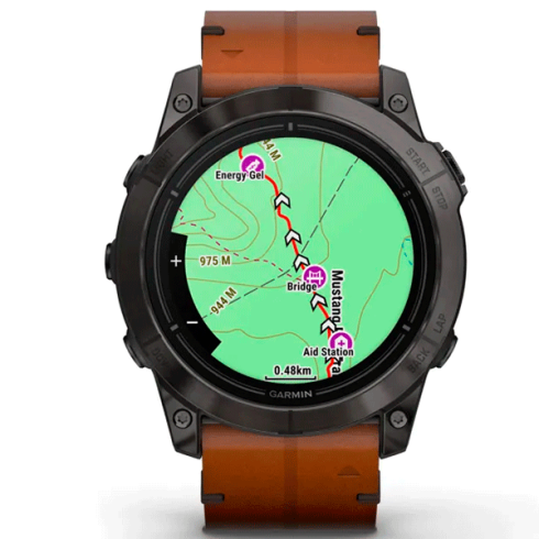 Смарт-часы Garmin Epix Gen 2 Pro 51 мм AMOLED сапфир/темный, кожа фото 3