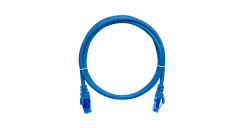 Патч-кабель Nikomax U/UTP Cat6 0,5 м синий 