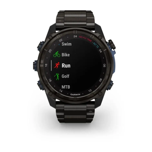 Смарт-часы Garmin Descent Mk3i 51 мм AMOLED сапфир/карбоново-серый DLC титан, титановый браслет фото 7