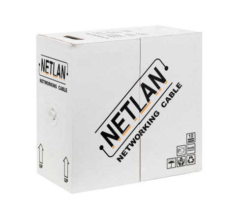 Кабель сетевой UTP Cat6 NETLAN внутренний, Сu, 305м фото 1