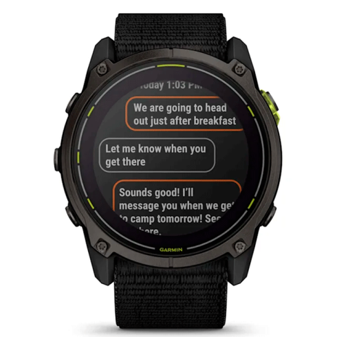 Смарт-часы Garmin Enduro 3 51 мм AMOLED стекло/стальной, черный фото 9
