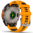 Смарт-часы Garmin Fenix 8 47 мм AMOLED сапфир/оранжевый, силикон фото 9