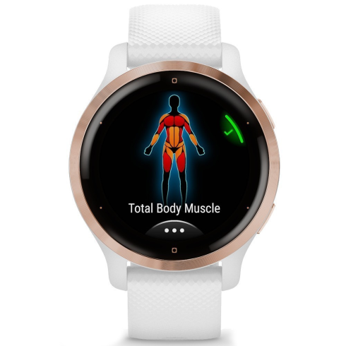 Смарт-часы Garmin Venu 2S 40 мм AMOLED  белые/силикон фото 5