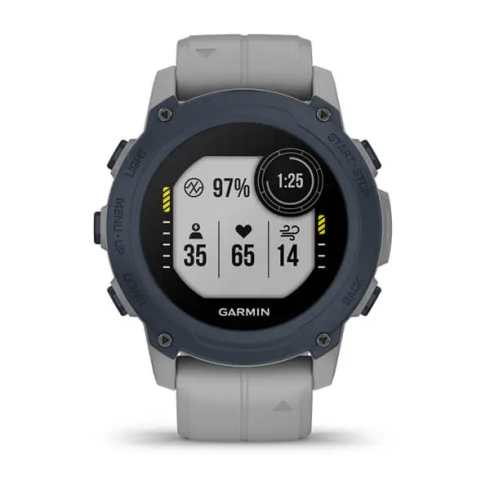 Смарт-часы Garmin Descent G1 45 мм AMOLED сапфир/Powder Gray, силикон фото 10