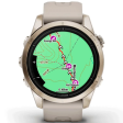Смарт-часы Garmin Epix Gen 2 Pro 42 мм AMOLED сапфир/песочный, силикон фото 3