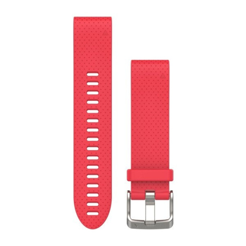 Ремешок для GPS часов Garmin Fenix 5S/6S силикон красный