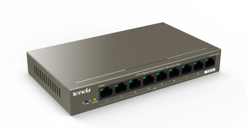 PoE коммутатор Tenda TEG1109P-8-102W фото 2