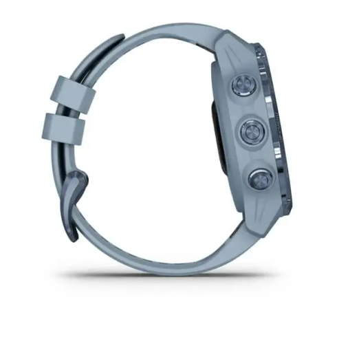 Смарт-часы Garmin Descent Mk2S 42 мм AMOLED сапфир/синий минерал, силикон фото 11