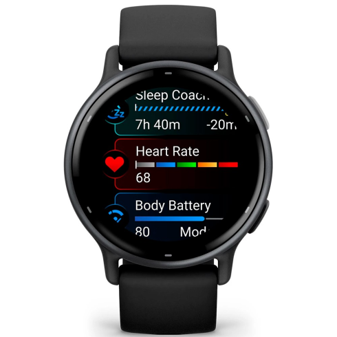 Смарт-часы Garmin Vivoactive 5 AMOLED черный/силикон фото 6