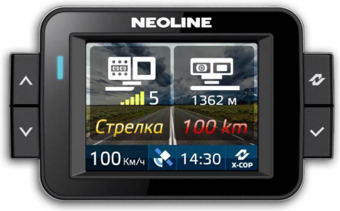 Автомобильный видеорегистратор и антирадар Neoline X-COP 9100