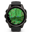 Смарт-часы Garmin Fenix 8 43 мм AMOLED сапфир/черный, силикон фото 3