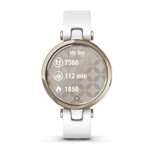 Смарт-часы Garmin Lily Sport, стекло/полимер, белые/силикон фото 2