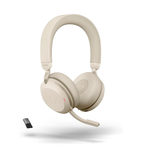 Гарнитура Jabra Evolve2 75 Link380a MS Stereo Beige USB-A фото 1