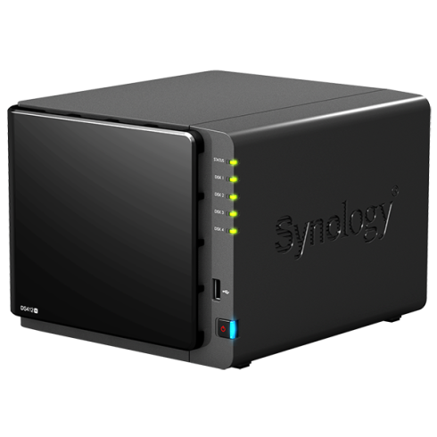 Сетевое хранилище Synology DS412+ фото 2