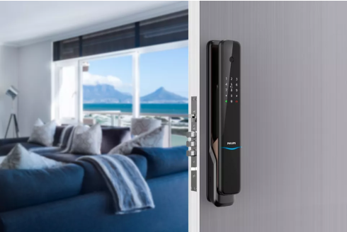 Смарт замок Philips 9300 - push-pull фото 4