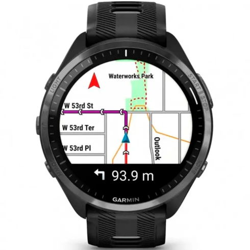 Смарт-часы Garmin Forerunner 965 черные/силикон фото 3