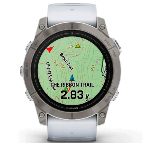 Смарт-часы Garmin Epix Gen 2 Pro 51 мм AMOLED сапфир/белый, силикон фото 4