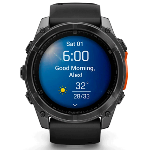 Смарт-часы Garmin Fenix 8 51 мм AMOLED стекло/черный, силикон фото 2