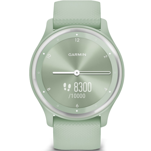 Смарт-часы Garmin Vivomove Sport, стекло/полимер, мятные/силикон фото 2