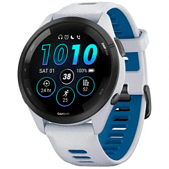 Смарт-часы Garmin Forerunner 265 бело-синие/силикон