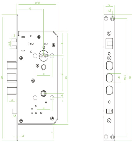 Смарт замок Philips 9300 - push-pull фото 5