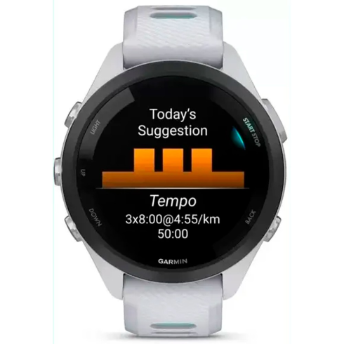 Смарт-часы Garmin Forerunner 265S белые/силикон фото 3
