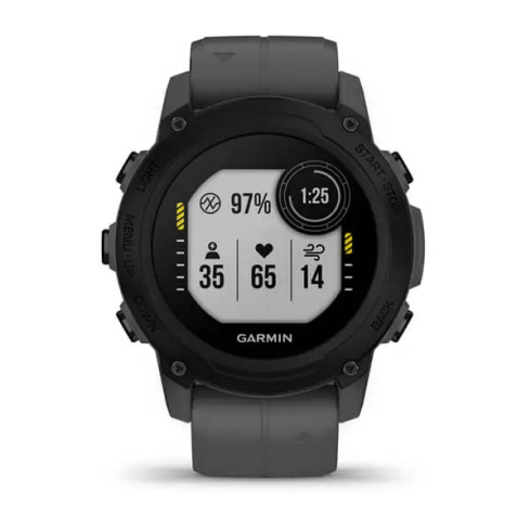 Смарт-часы Garmin Descent G1 45 мм AMOLED сапфир/Slate Gray, силикон фото 10