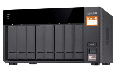 Сетевое хранилище QNAP TS-832X-2G фото 3