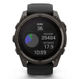 Смарт-часы Garmin Fenix 8 51 мм Solar сапфир/темно-серый, силикон фото 7