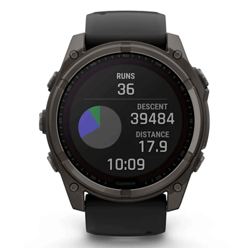 Смарт-часы Garmin Fenix 8 51 мм Solar сапфир/темно-серый, силикон фото 7