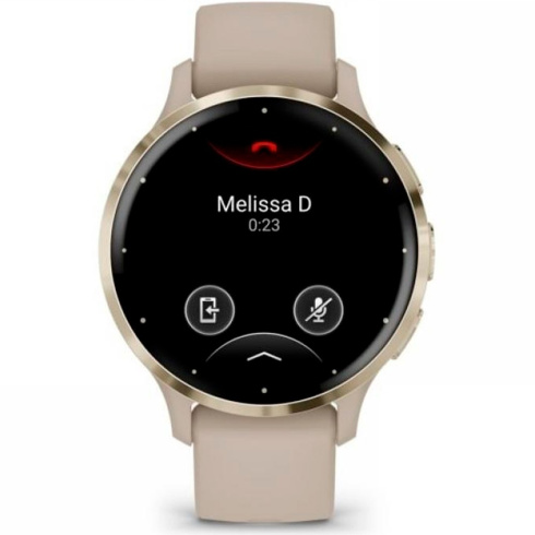 Смарт-часы Garmin Venu 3S 41 мм AMOLED песочный/силикон фото 4