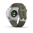 Смарт-часы Garmin Vivomove Style серебряный/зеленый фото 6