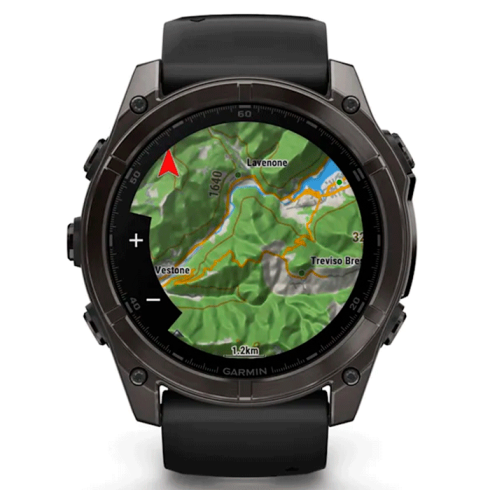 Смарт-часы Garmin Fenix 8 51 мм AMOLED сапфир/темно-серый, силикон фото 4