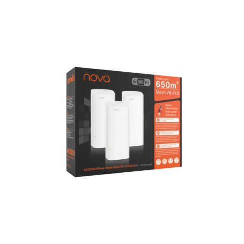 Wi-Fi роутер Tenda MX12 АХ3000 EasyMesh (3 pack) фото 3
