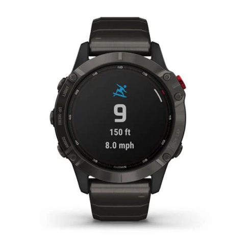 Смарт-часы Garmin Fenix 6 Pro Solar Titanium Carbon фото 5