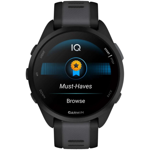 Смарт-часы Garmin Forerunner 165 AMOLED черные/силикон фото 2