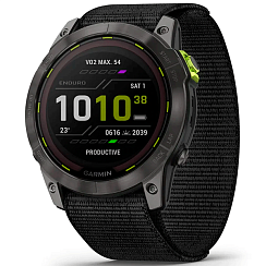 Смарт-часы Garmin Enduro 2 51 мм Solar сапфир/темный, силикон