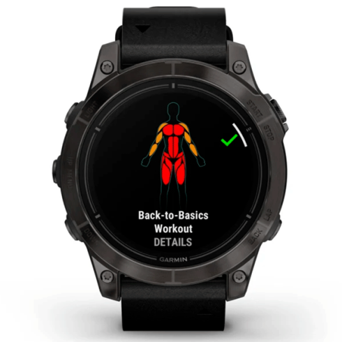 Смарт-часы Garmin Epix Gen 2 Pro 47 мм AMOLED сапфир/темный, кожа фото 9