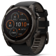 Смарт-часы Garmin Fenix 8 51 мм Solar сапфир/темно-серый, силикон фото 1